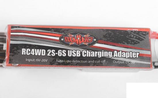 RC4WD 2S-6S USB Charging Adapter w/ T Style Plug RC4WD