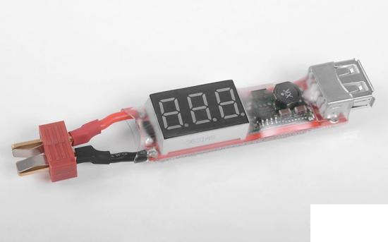 RC4WD 2S-6S USB Charging Adapter w/ T Style Plug RC4WD
