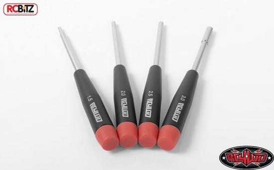 RC4WD 4pc Precision Metric Hex/Nut Driver Set