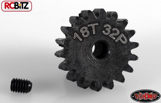 RC4WD 18t 32p Hardened Steel Pinion Gear ** CLEARANCE **