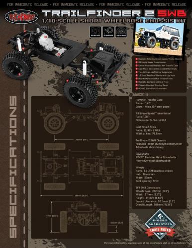 RC4WD Trail Finder 2 Truck Kit SWB