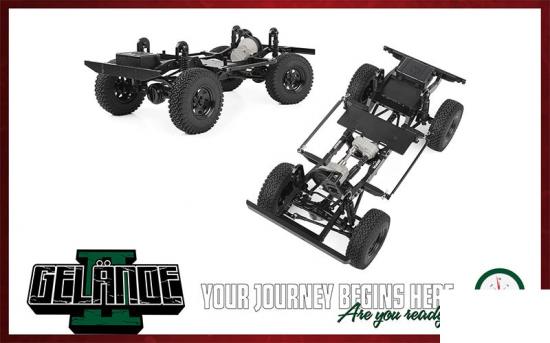 RC4WD Gelande II Kit w/ 2015 Land Rover Defender D90 Hard Body Set RC4WD