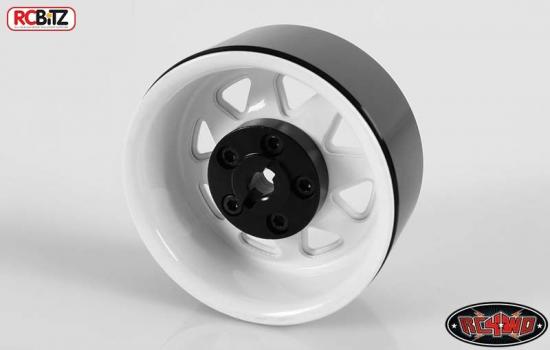 RC4WD 5 Lug Wagon 1.9 Steel Stamped Beadlock Wheels (White)