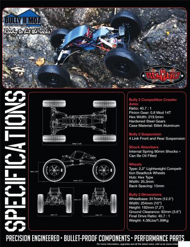 RC4WD Bully II Moa RTR Competition Crawler