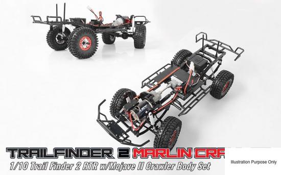 RC4WD Marlin Crawlers Trail Finder 2 RTR with Mojave II Crawler Body Set