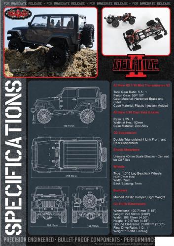RC4WD 1:18 Gelande II RTR With Black Rock Body Set