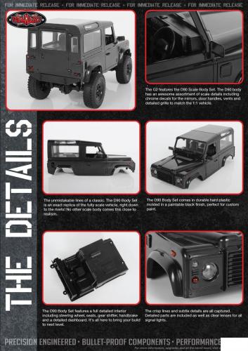 RC4WD 1:18 Gelande II RTR With D90 Body Set (Black)