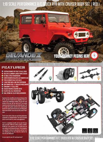 RC4WD Gelande II RTR Truck w/Cruiser Body Set RC4WD