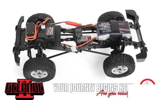 RC4WD 1:18 Gelande II - Black Rock Body Set (Orange) - RTR