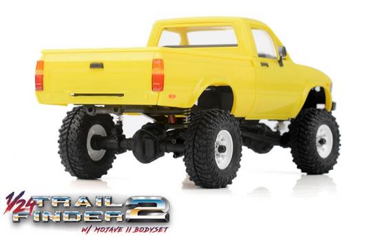 RC4WD Trail Finder 2 1:24 RTR With Mojave II Hard Body Set - Yellow