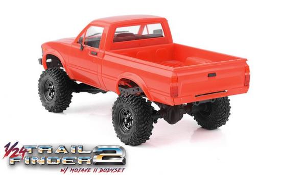 RC4WD Trail Finder 2 1:24 RTR With Mojave II Hard Body Set - Red