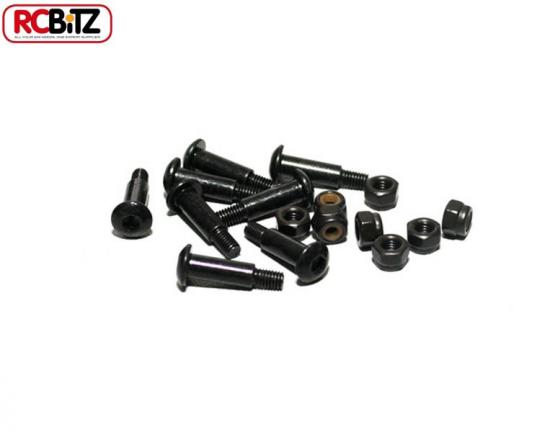 RC4WD Leaf Spring Shoulder Screws (Black)