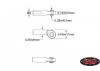 RC4WD M3 Offset Long Plastic Rod End (20x)