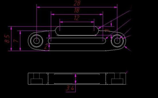 RC4WD Aluminium 1:10 Winch Line Fairlead