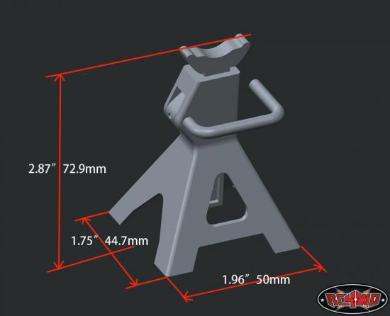 RC4WD Chubby 6 TON Scale Jack Stands