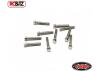 RC4WD Miniature Scale Hex Bolts (M2 x 10mm) (Silver)