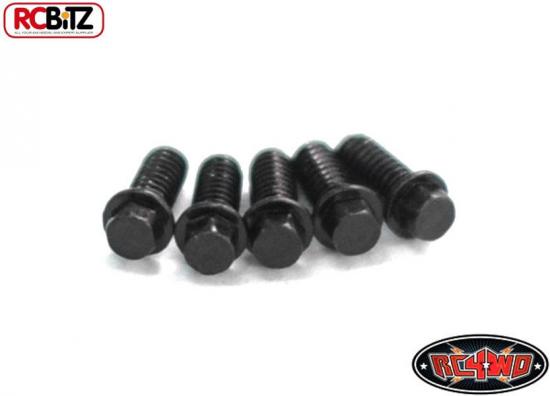 RC4WD Miniature Scale Hex Bolts (M2 x 5mm) (Black)