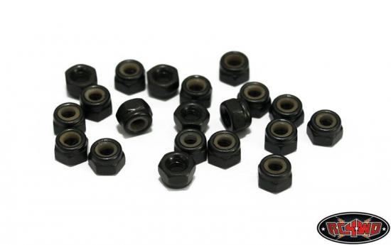 RC4WD Nylock Nuts M3 (Black)