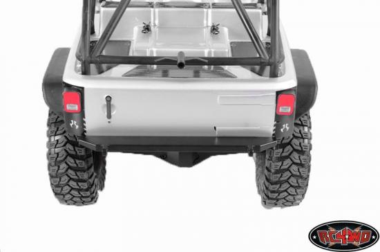 RC4WD Tough Armor Solid Rear Bumper for Axial SCX10 chassis — image 4 of 7