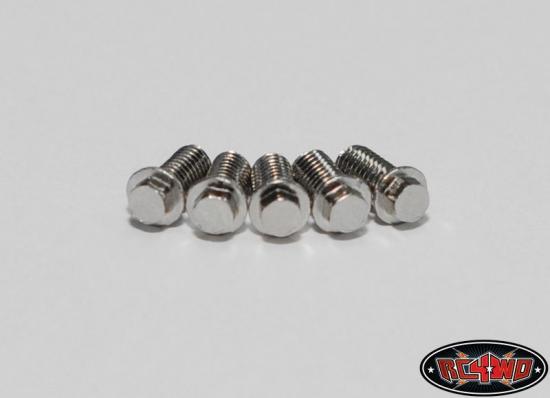 RC4WD Miniature Scale Hex Bolts (M3 x 6mm) (Silver)