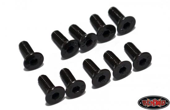 RC4WD Steel Flat Head Socket Cap Screw M3 x 8mm (10)