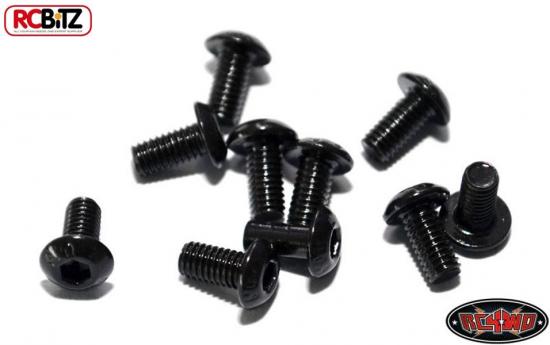 RC4WD Steel Button Head Cap Screws M3 x 6mm (10)