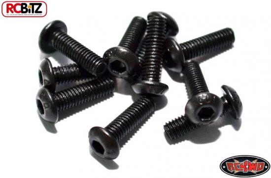 RC4WD Steel Button Head Cap Screws M3 x 10mm (10)