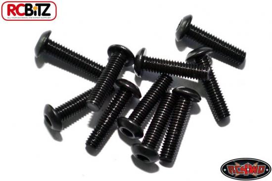 RC4WD Steel Button Head Cap Screws M3 x 12mm (10)