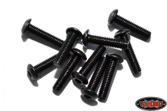 RC4WD Steel Button Head Cap Screws M3 x 12mm (10)
