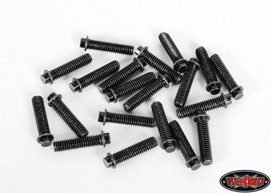 RC4WD Miniature Scale Hex Bolts (M3x12mm) (Black) — image 2 of 2
