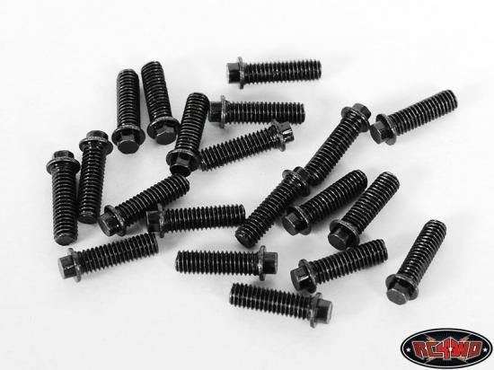 RC4WD Miniature Scale Hex Bolts (M3x 10mm) (Black) — image 2 of 3