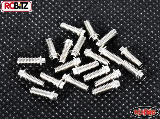 RC4WD Miniature Scale Hex Bolts (M3x8mm) (Silver)