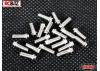 RC4WD Miniature Scale Hex Bolts (M3x8mm) (Silver)