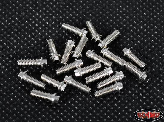 RC4WD Miniature Scale Hex Bolts (M3x8mm) (Silver) — image 2 of 3