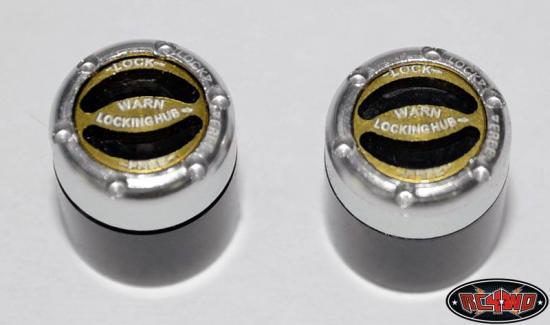 RC4WD 1:10 Warn Scale Manual Locking Hubs