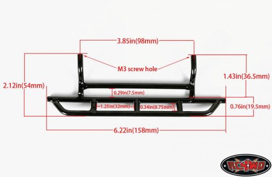 RC4WD Marlin Crawlers Side Metal Sliders for Trail Finder 2