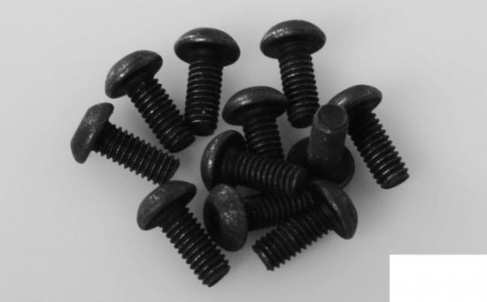 Steel Button Head Cap Screws M2.5 x 6mm (10)
