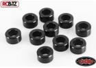 RC4WD 3mm Black Spacer with M3 Hole (10)