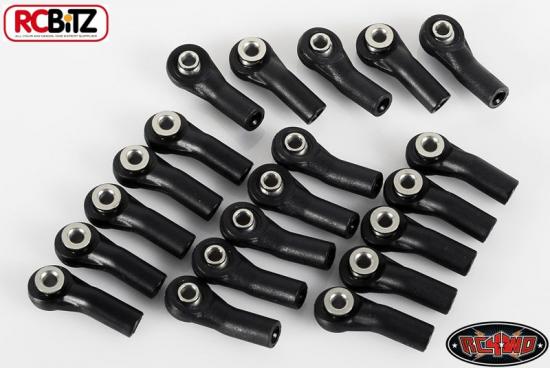 RC4WD M3 Plastic Bent Rod Ends w/ Axial Width Balls (20x)
