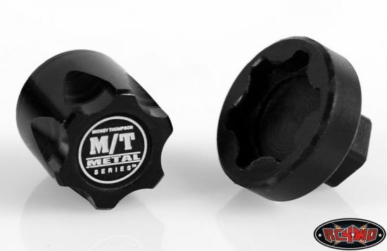 RC4WD Mickey Thompson Metal Series 1:10 Wheel Center Caps (2)