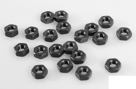 RC4WD Regular M3 Black Nuts (20) RC4WD