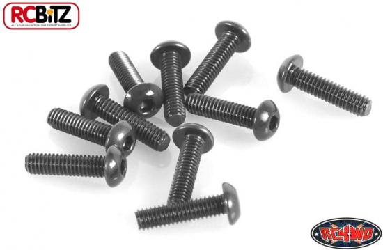 RC4WD Steel Button Head Cap Screws M2.5 x 10mm (10)