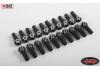 RC4WD M3 Medium Straight Plastic Rod Ends w/ Axial Width Metal Balls 20 RC4WD