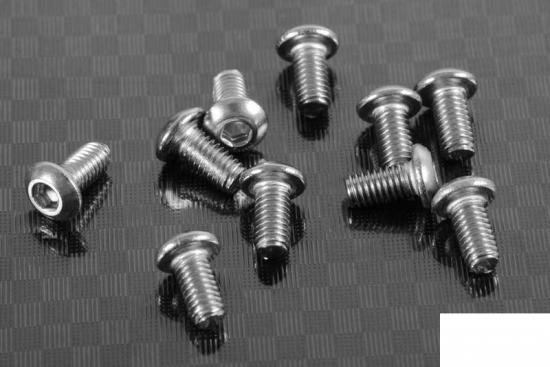 RC4WD Button Head Cap Screws M3 x 6mm (10) RC4WD