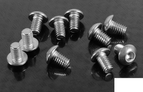 RC4WD Button Head Cap Screws M4 x 6mm (10) RC4WD