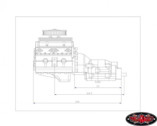 RC4WD R4 Ultimate Scale Single Speed Transmission
