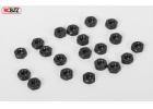 RC4WD Regular M2 Black Nuts (20)