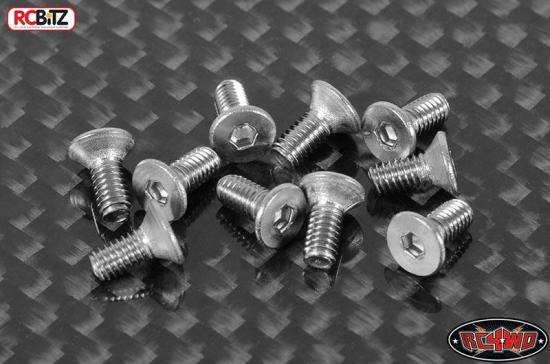 RC4WD Flat Head Cap Screws M2.5 x 6mm (10)