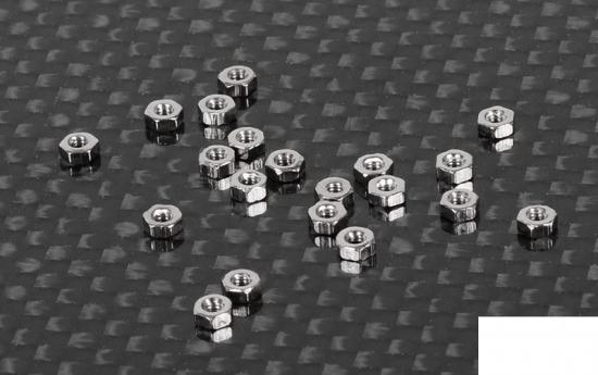 Regular M1.6 Nuts (Silver)