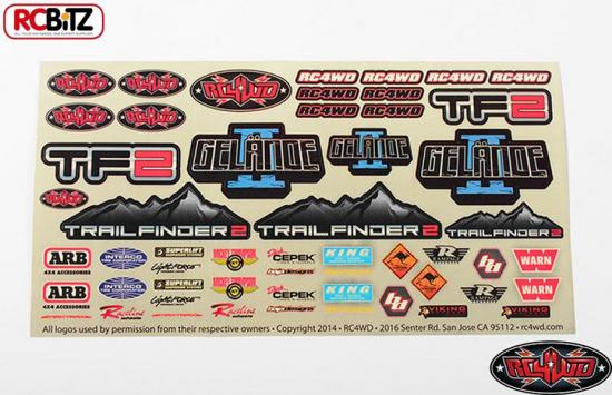 RC4WD Logo Decal Sheet — image 1 of 4